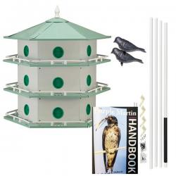 Heath Aluminum 18 Room Purple Martin House COMBO Heath Aluminum 18 Room Purple Martin House COMBO