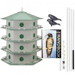 Heath Aluminum 24 Room Purple Martin House COMBO Heath Aluminum 24 Room Purple Martin House COMBO