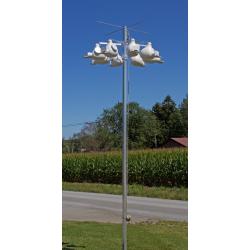 Troyer Smoking Hot Deal 8 Unit Rack & 2 Inch Square Pole System and Gourd Combo Troyer SHD Smoking Hot Deal Pole, Rack and Gourd Combo
